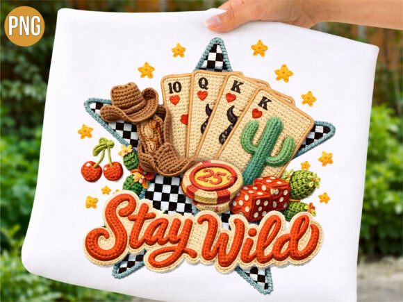Download Western Crochet Stay Wild Cowboy PNG - Wild Collection