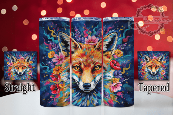 Download Fox Portrait Wildlife Art 20oz Tumbler - Wild Collection
